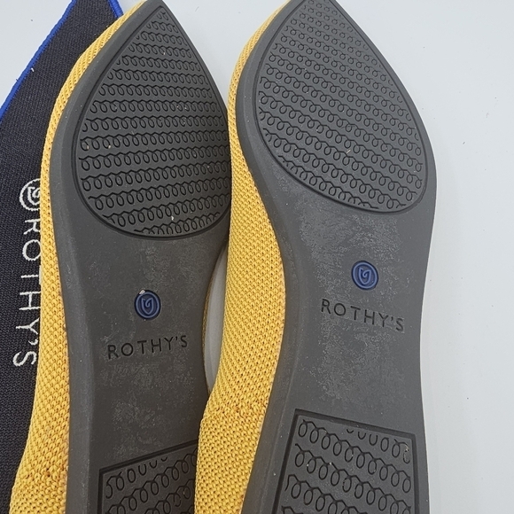 Rothy's Retired The Point in Marigold Yellow  Size 6.5 - Picture 10 of 11